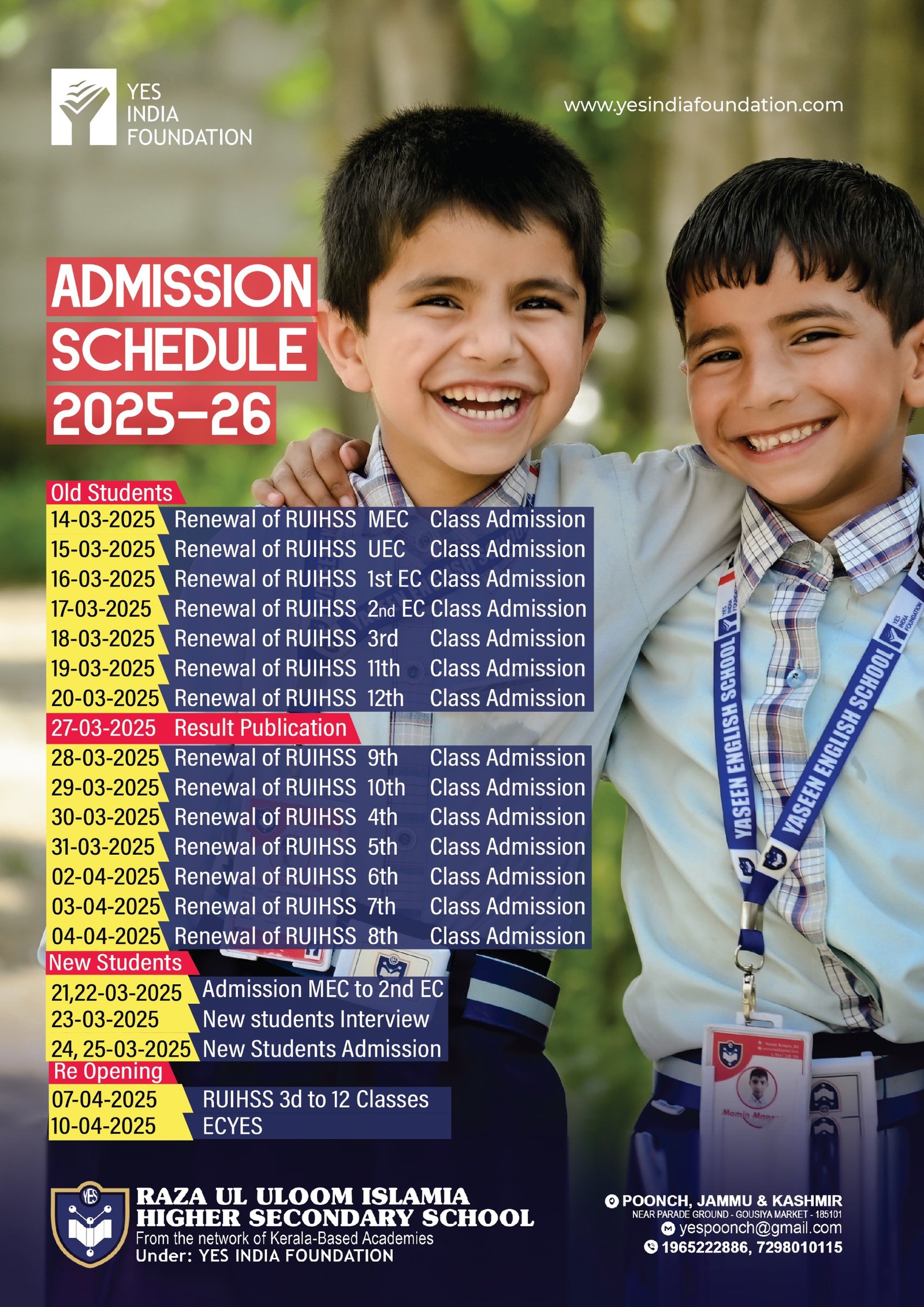 Event: School Reopening 🏫📅